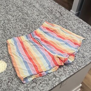 Old Navy Rainbow Striped Elastic-Waist Casual Shorts